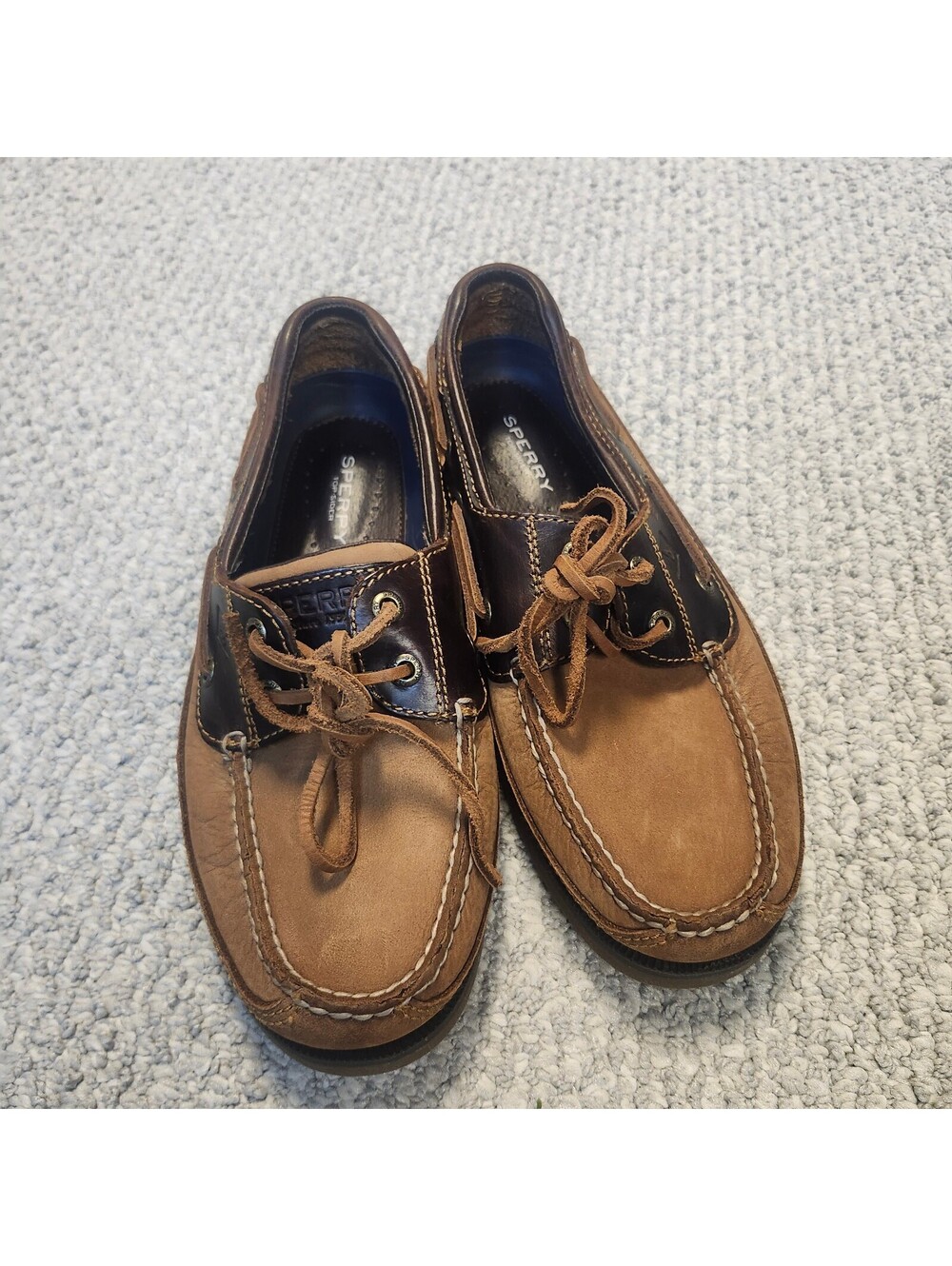 Sperry Top-Sider Brown Boat Shoes Leather Men's Size 7
